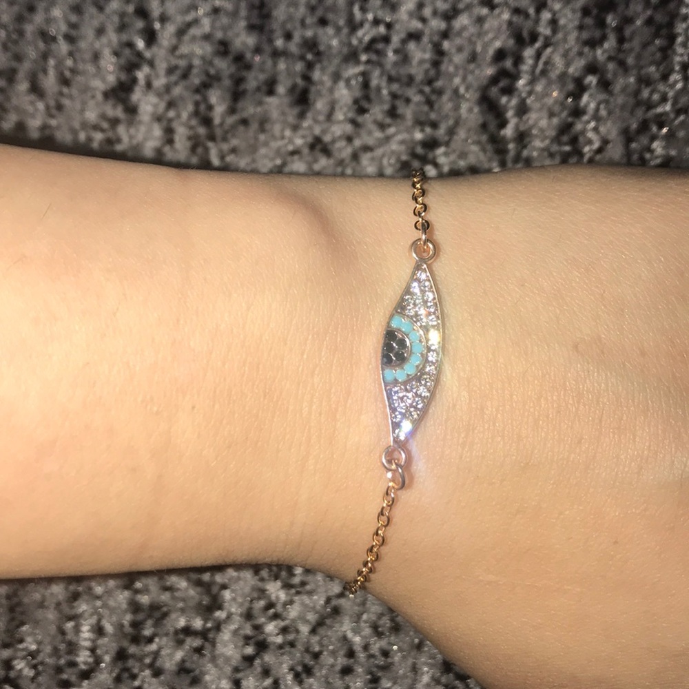 eye chain bracelet